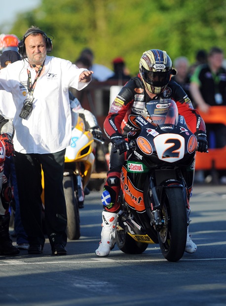 14-times TT winner John McGuinness gets his 2009 festival under way (Stephen Davison/Pacemaker Press International)